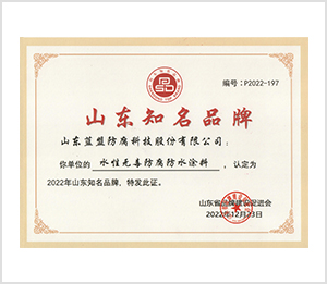 2022年山东知名品牌